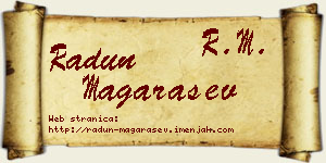 Radun Magarašev vizit kartica